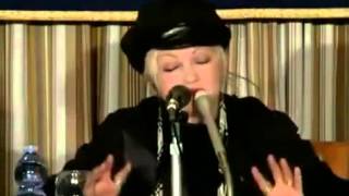 Cyndi Lauper  Interview 2011 after Japan Earthquake [upl. by Wind]