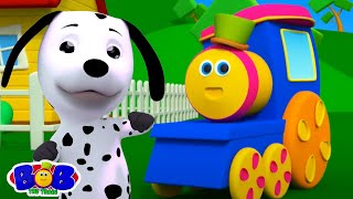 Bob il treno  bingo la canzone del cane  Video dei bambini  Bob Train Bingo the dog [upl. by Dnalevets305]