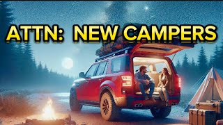 Car Camping Tips For New Campers [upl. by Ralyat]