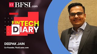 FinTech Diary with Deepak Jain CoFounder FlexiLoanscom [upl. by Sadye867]