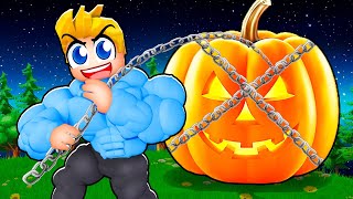 Pulling The BIGGEST PUMPKIN IN THE WORLD  Roblox Strongman Simulator [upl. by Normand]