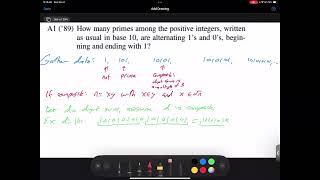 Math331Fa24 Lec26 PutnamA1 II [upl. by Nelloc]