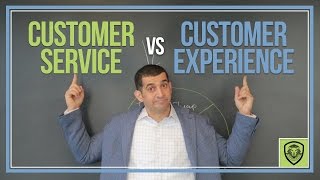 Customer Service Vs Customer Experience [upl. by Kramnhoj]