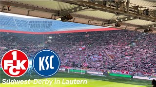 1FC Kaiserslautern vs Karlsruher SC  FCK Ultras im Innenraum nach 04 Derbyblamage [upl. by Assirram]