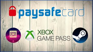 24 Paysafecard 2022  GOG galaxy Steam Xbox Game Pass formy płatności za gry [upl. by Dyraj]