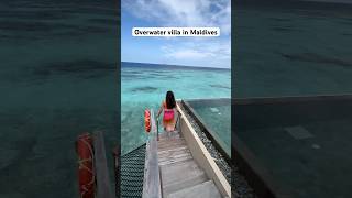 Overwater villa in Maldives resort maldives maldivesvlog maldivesresort [upl. by Dripps]