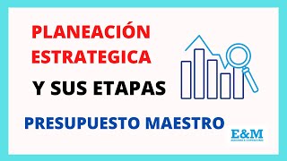 PLANEACION ESTRATEGICA Y PRESUPUESTO MAESTRO SUS ETAPAS DEL MODELO DE PLANEACION [upl. by Ahtnamas]