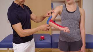 Leukotape® K  Elbow Kinesiology Taping Technique [upl. by Alletsirhc]