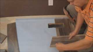 How to Install Laminate Flooring around a Vent Cover Mryoucandoityourself [upl. by Lerraf1]