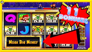 MEGA Big Money Bonus 😲11 Slot Bonuses [upl. by Llehsar]