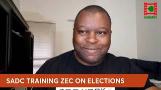 WATCH LIVE SADC begins training ZEC on election management [upl. by Amapuna]