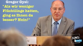 Gysi amp ein Bürger der nicht für andere verantwortlich sein möchte [upl. by Norrat]