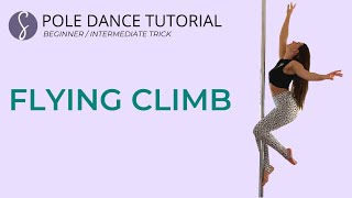 Pole Trick Tutorial Flying Climb Intermediate Beginner [upl. by Mallissa]