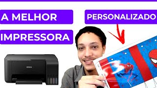 QUAL A MELHOR IMPRESSORA PARA TRABALHAR COM PERSONALIZADOS [upl. by Loella]