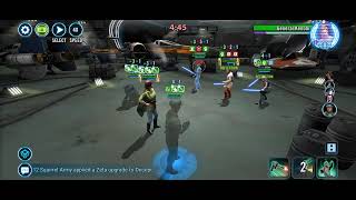 SWGOH 3V3  NonultLeia Organa vs JMK [upl. by Rubens]