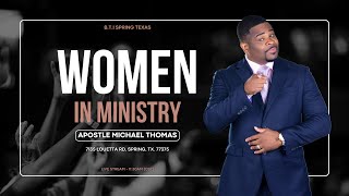 Women In Ministery  Apostle Michael Thomas  Sunday Morning Live [upl. by Anirret587]