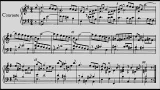 Handel Courante in E minor from suite HWV 429 handel score video [upl. by Reivaj888]