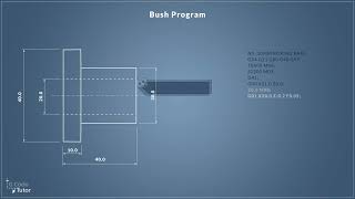 Lets write GCode  Programming a CNC Lathe to make a bush  part 5 Finish boring sequence [upl. by Anisor61]