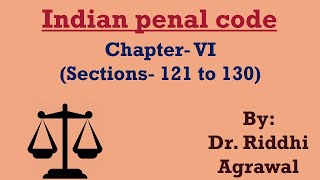 Indian Penal Code Chapter VI CLAT UPSC optional LLB [upl. by Aleyam548]