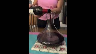 Pleasure of decanting a bottle of wine [upl. by Zindman]