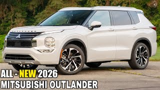 2026 MITSUBISHI OUTLANDER  Review Redesign Interior [upl. by Joe]