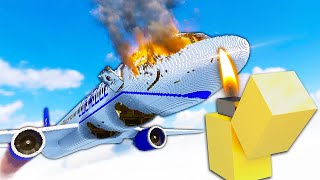 Causing a Plane CRASH from a LIGHTER  Teardown Mods Gameplay [upl. by Tiffi871]