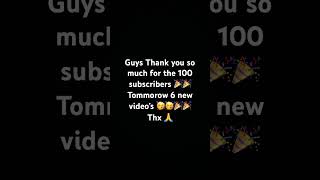 Thank you so much for 100 subscribers 🎉🎉 [upl. by Aralc141]