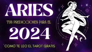 ARIES 2024 PREDICCIONES PARA 2024 HOGAR  TRABAJO  RETOSDESAFÍOS  ECONOMÍA [upl. by Colp]