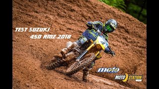 Essai Suzuki 450 RMZ 2018 [upl. by Noret]