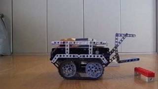 Lego Technic Power Hand Caterpillar Car [upl. by Latsyrhk367]