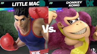 Amiibo Battles Little Mac vs Donkey Kong Ippo vs Expansion [upl. by Rednirah]