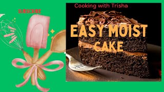 How to make the moistest cake in 7 minutes flat cake homemade shorts [upl. by Gonzales205]