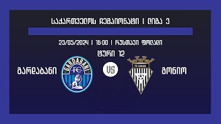 FC Gardabani  FC Gonio  LIVE [upl. by Zitvaa194]