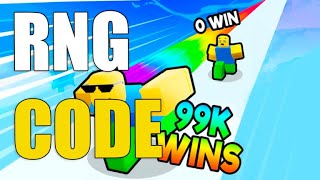 🍀RNG RACE CLICKER CODES ROBLOX [upl. by Patric]