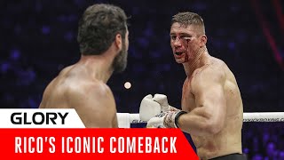 Rico Verhoevens ICONIC comeback Verhoeven vs Ben Saddik 3 FIGHT HIGHLIGHTS [upl. by Branca]