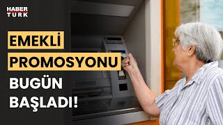 Emeklilerin promosyon başvuruları bugün başlıyor Hangi banka ne kadar promosyon veriyor [upl. by Kingston]