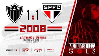 AtléticoMG 1x1 São Paulo  Brasileiro 2008  Rodada 24  03092008 [upl. by Haem]