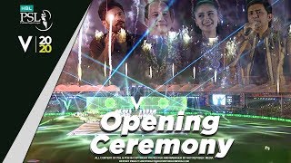 PSL FULL Opening Ceremony  HBL PSL 2020  MB1 [upl. by Rosalynd]