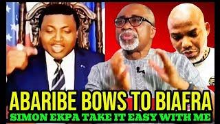 🔴 ABARIBE BOWS TO PRESSURE FROM BIAFRA GOVT OVER NNAMDI KANU RELEASE SAGA amp SIMON EKPA [upl. by Nosirrah]