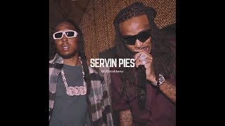 FREE Quavo x Takeoff Type Beat  quotServin Piesquot [upl. by Atteval]