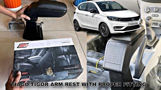 Tata TIAGO GFX Armrest Full installation video 🔥 Proper fitting ‼️ [upl. by Lyrac851]