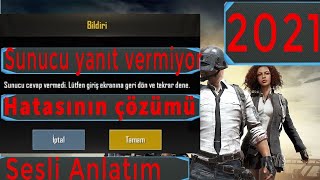 PUBG MOBILE SONUCU YANIT VERMIYOR HATASI ÇÖZÜMÜ 2021 SESLI ANLATIM [upl. by Assetal]