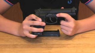 Airsoft Review  TM M92F military model GBB [upl. by Sutelc60]