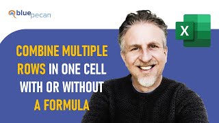 How to Combine Multiple Rows Into One Cell in Excel With or Without Formula 📊 [upl. by Parrie63]