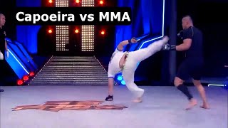 Capoeira Guy Challenges MMA Heavyweight [upl. by Tabb902]