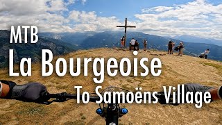 Enduro MTB at La Bourgeoise Samoëns France [upl. by Shanney]