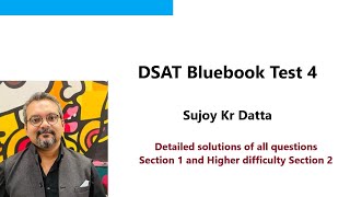 D SAT College Board Bluebook  Test 4 [upl. by Magavern]