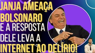 Janja diz que Bolsonaro será preso e a resposta dele leva a internet ao delírio [upl. by Netsua]