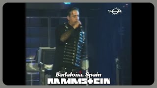 Rammstein  Reise Reise LIVE in Badalona Spain 2004  Proshot Restored [upl. by Haliehs]