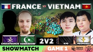 FRANCE vs VIETNAM  Les 2v2 commencent [upl. by Haceber993]